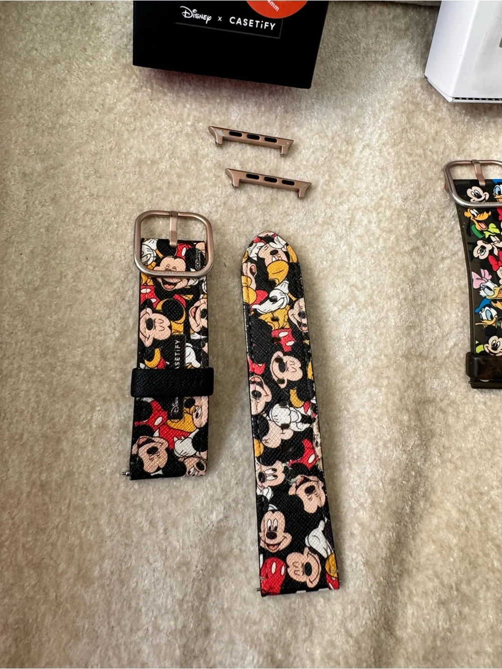 Lot of 3 CASETiFY Disney Apple Watch Bands